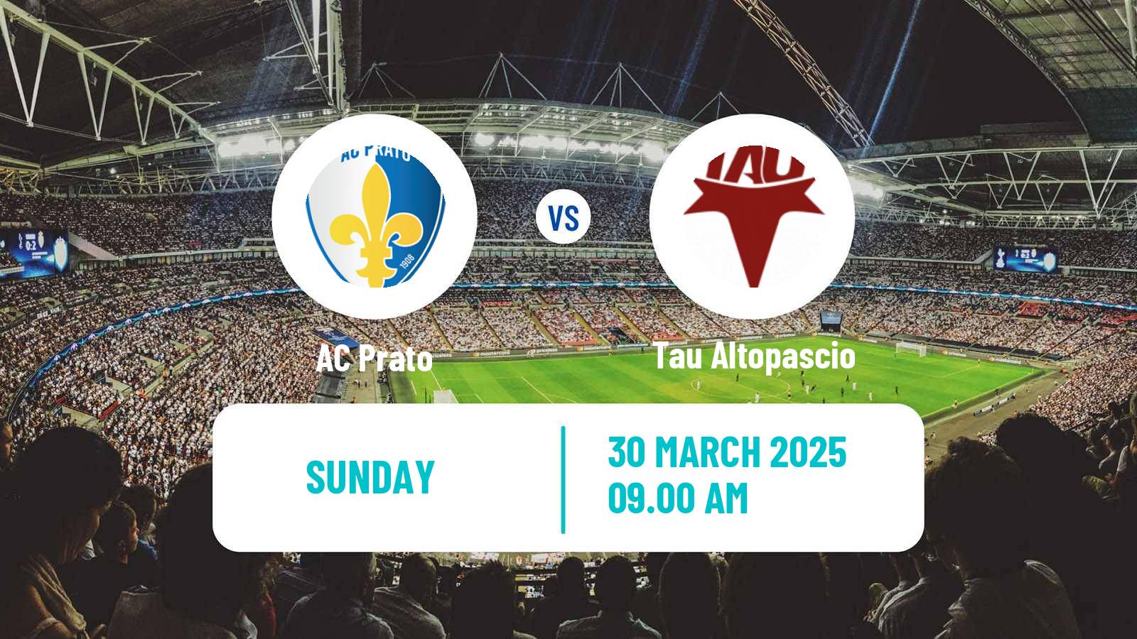 Soccer Italian Serie D - Group D Prato - Tau Altopascio
