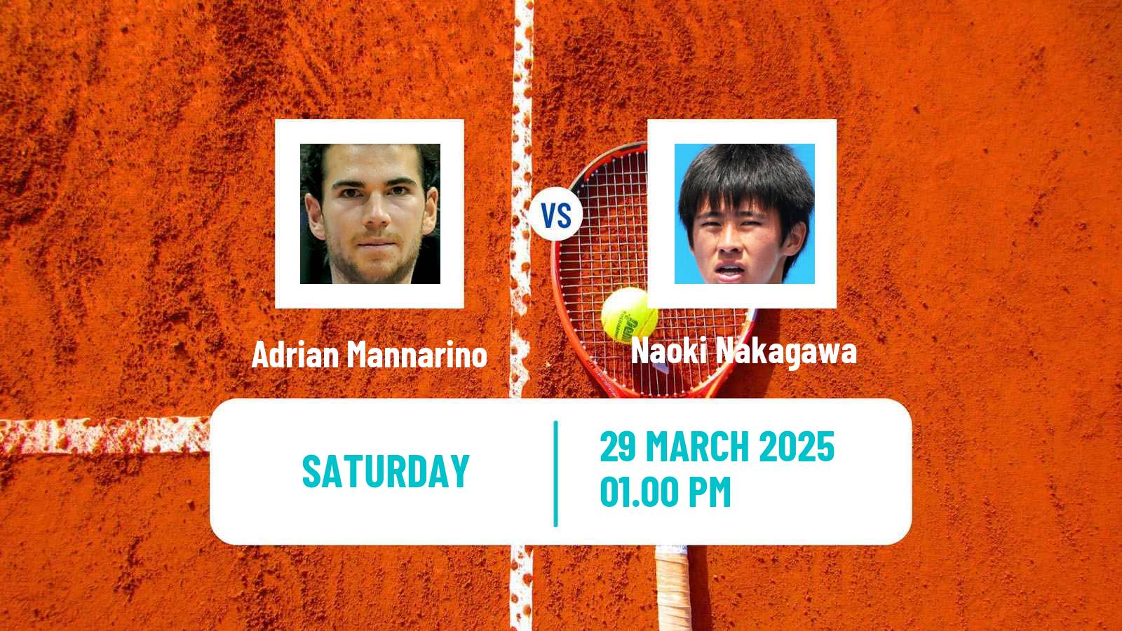 Tennis ATP Houston Adrian Mannarino - Naoki Nakagawa