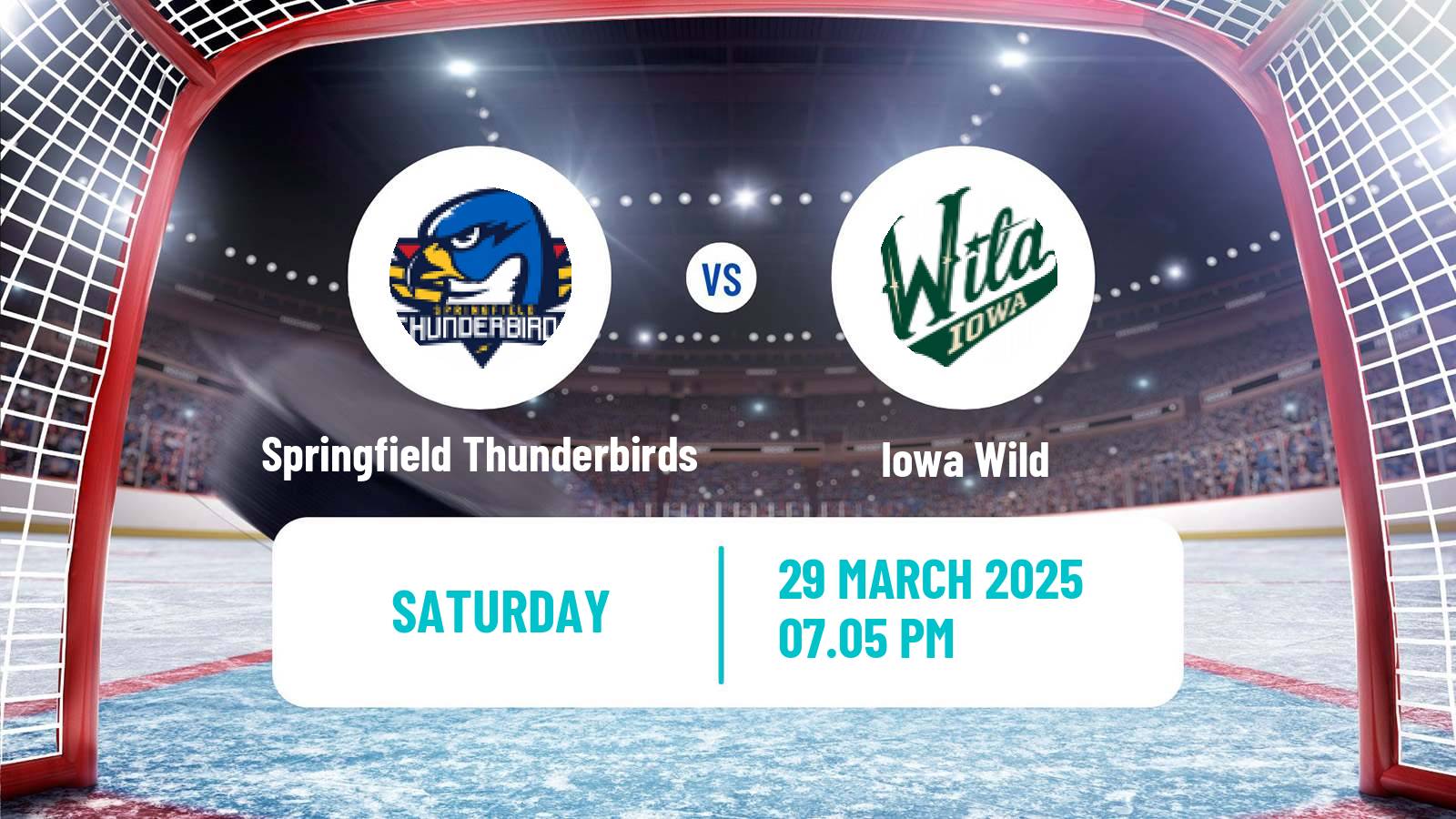 Hockey AHL Springfield Thunderbirds - Iowa Wild