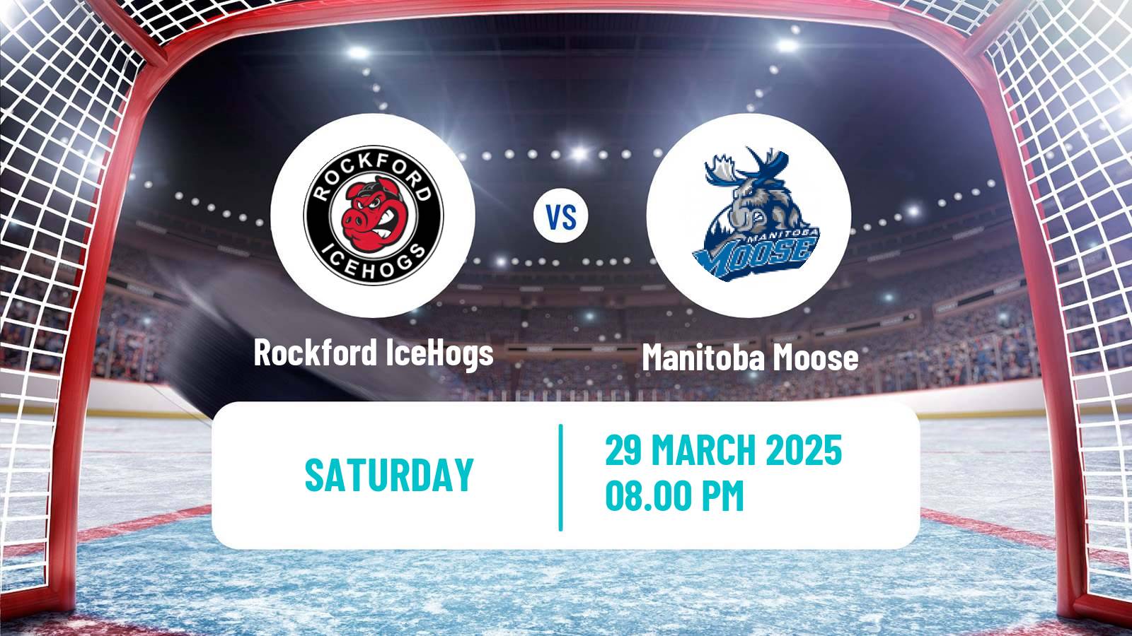 Hockey AHL Rockford IceHogs - Manitoba Moose
