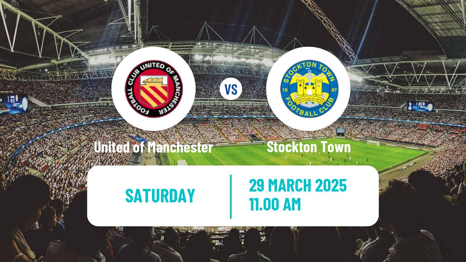 Soccer English NPL Premier Division United of Manchester - Stockton Town