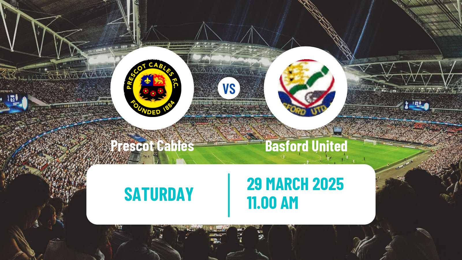 Soccer English NPL Premier Division Prescot Cables - Basford United