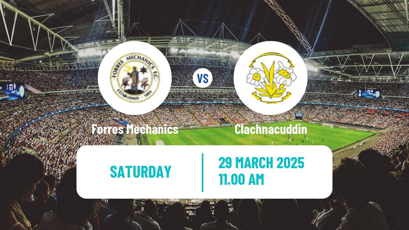 Soccer Scottish Highland League Forres Mechanics - Clachnacuddin