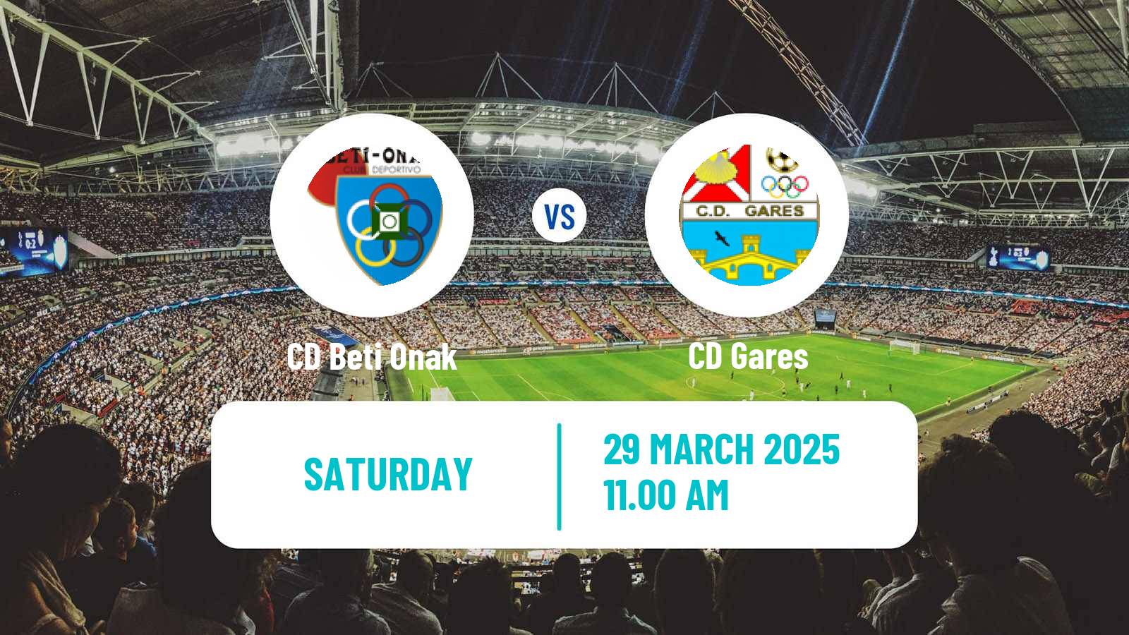 Soccer Spanish Tercera RFEF - Group 15 Beti Onak - Gares