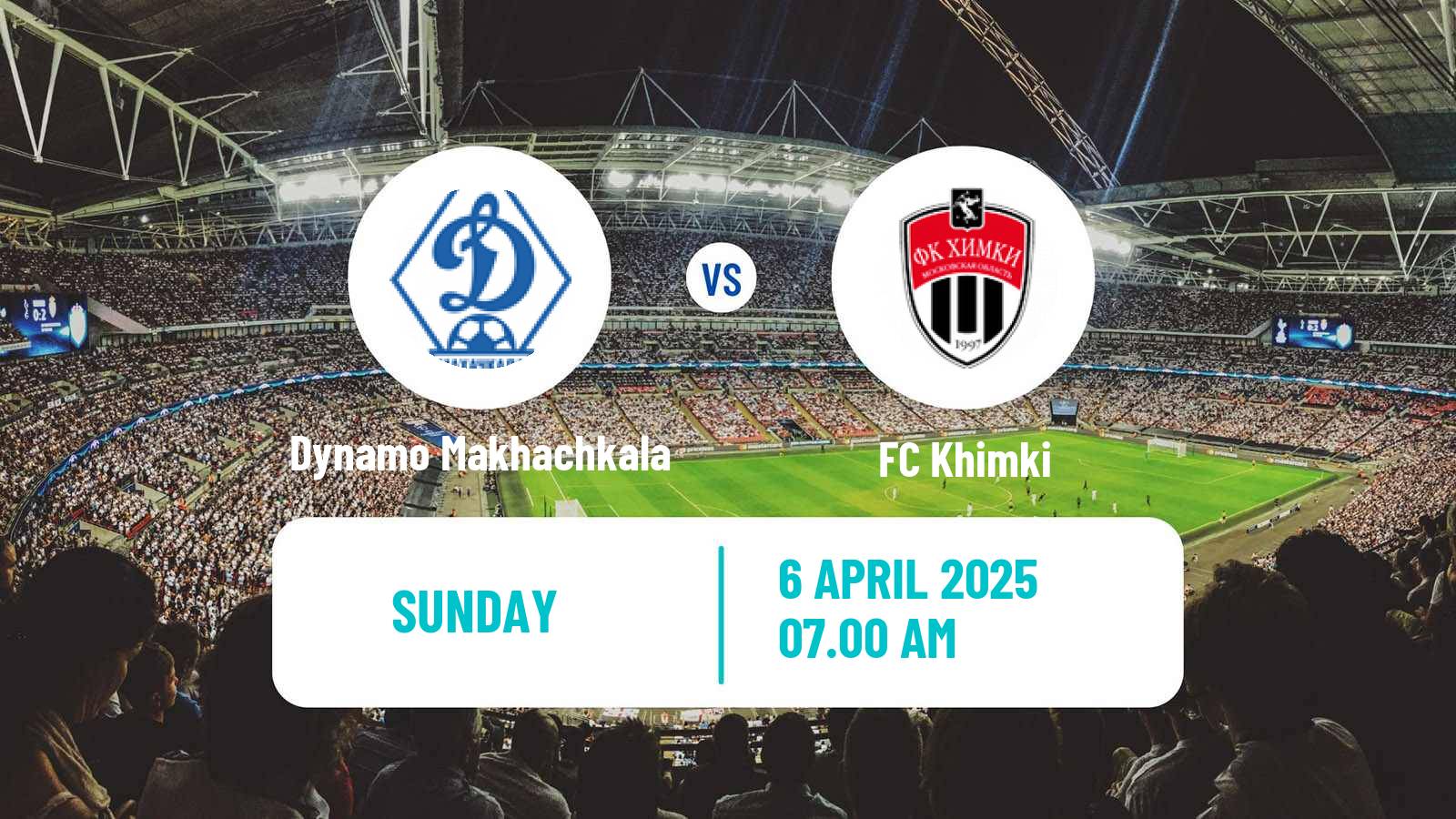 Soccer Russian Premier League Dynamo Makhachkala - Khimki