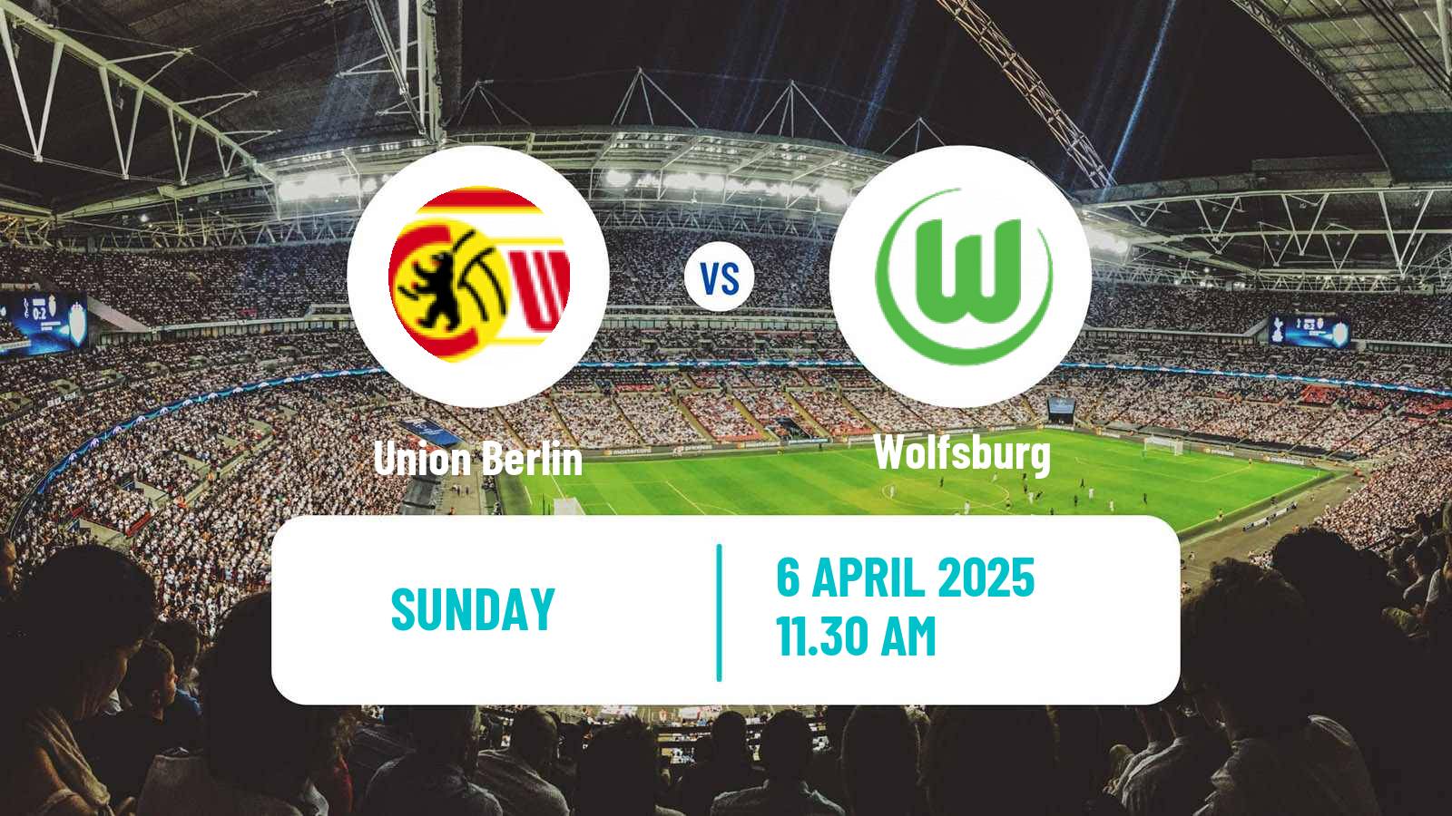 Soccer German Bundesliga Union Berlin - Wolfsburg