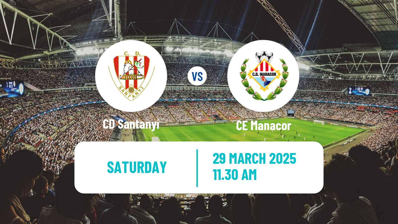 Soccer Spanish Tercera RFEF - Group 11 Santanyí - Manacor