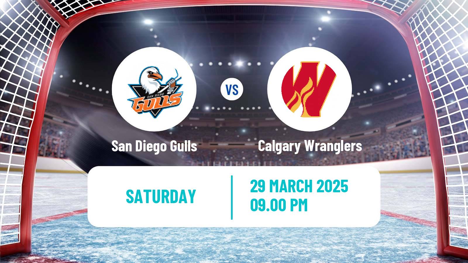 Hockey AHL San Diego Gulls - Calgary Wranglers