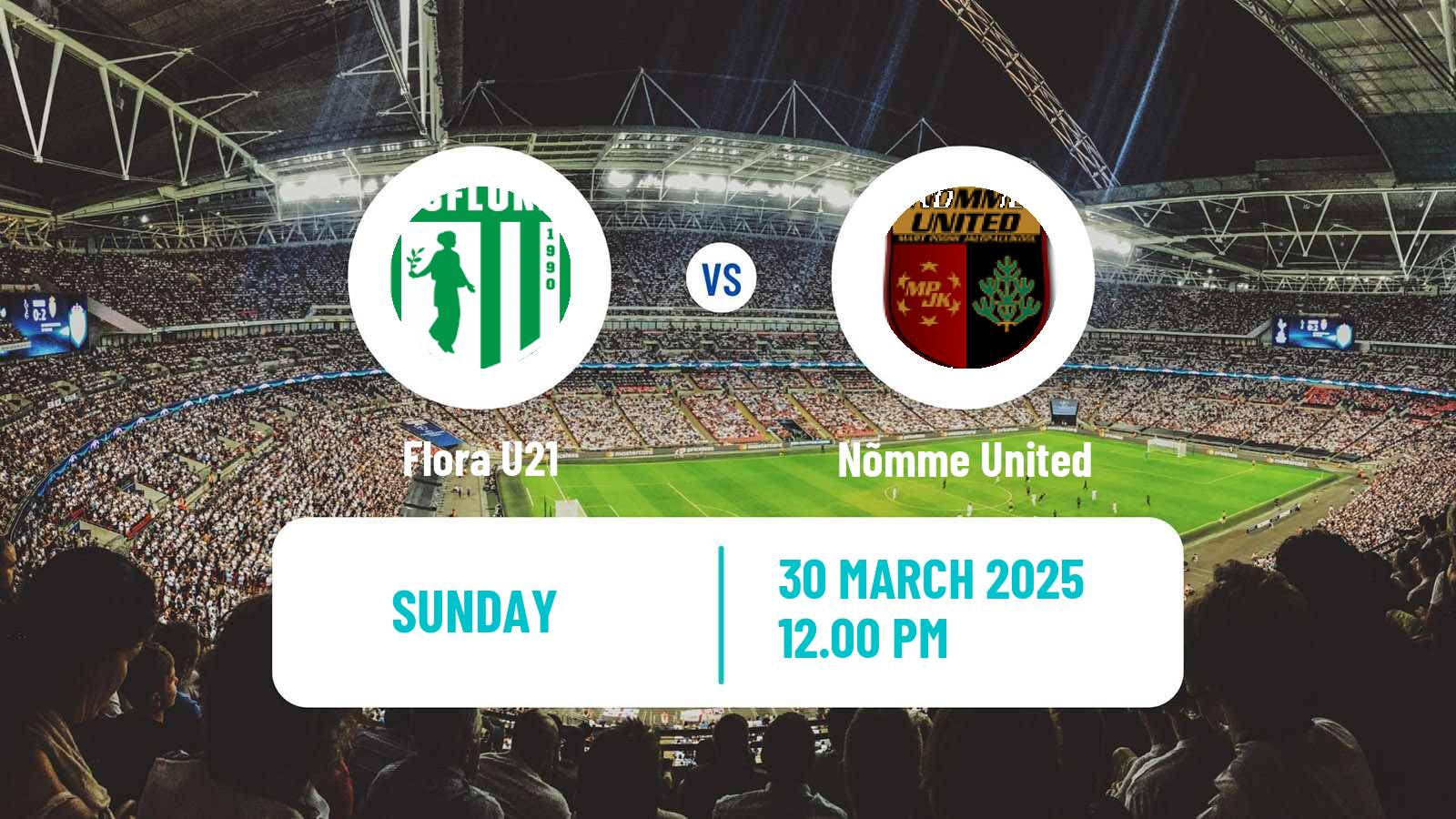 Soccer Estonian Esiliiga Flora U21 - Nõmme United