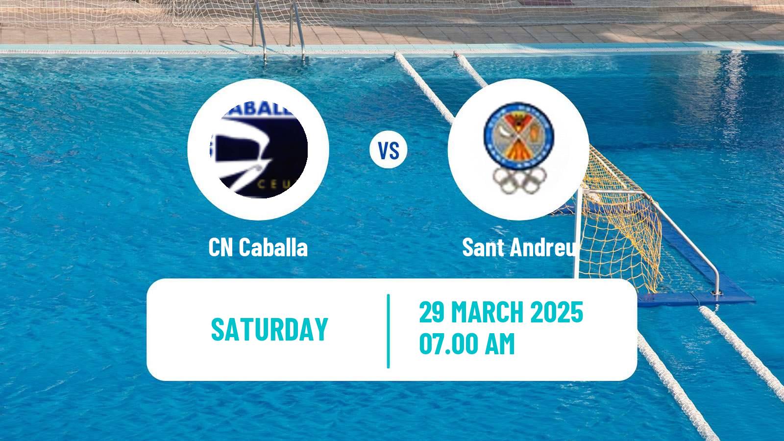 Water polo Spanish Liga Premaat Caballa - Sant Andreu