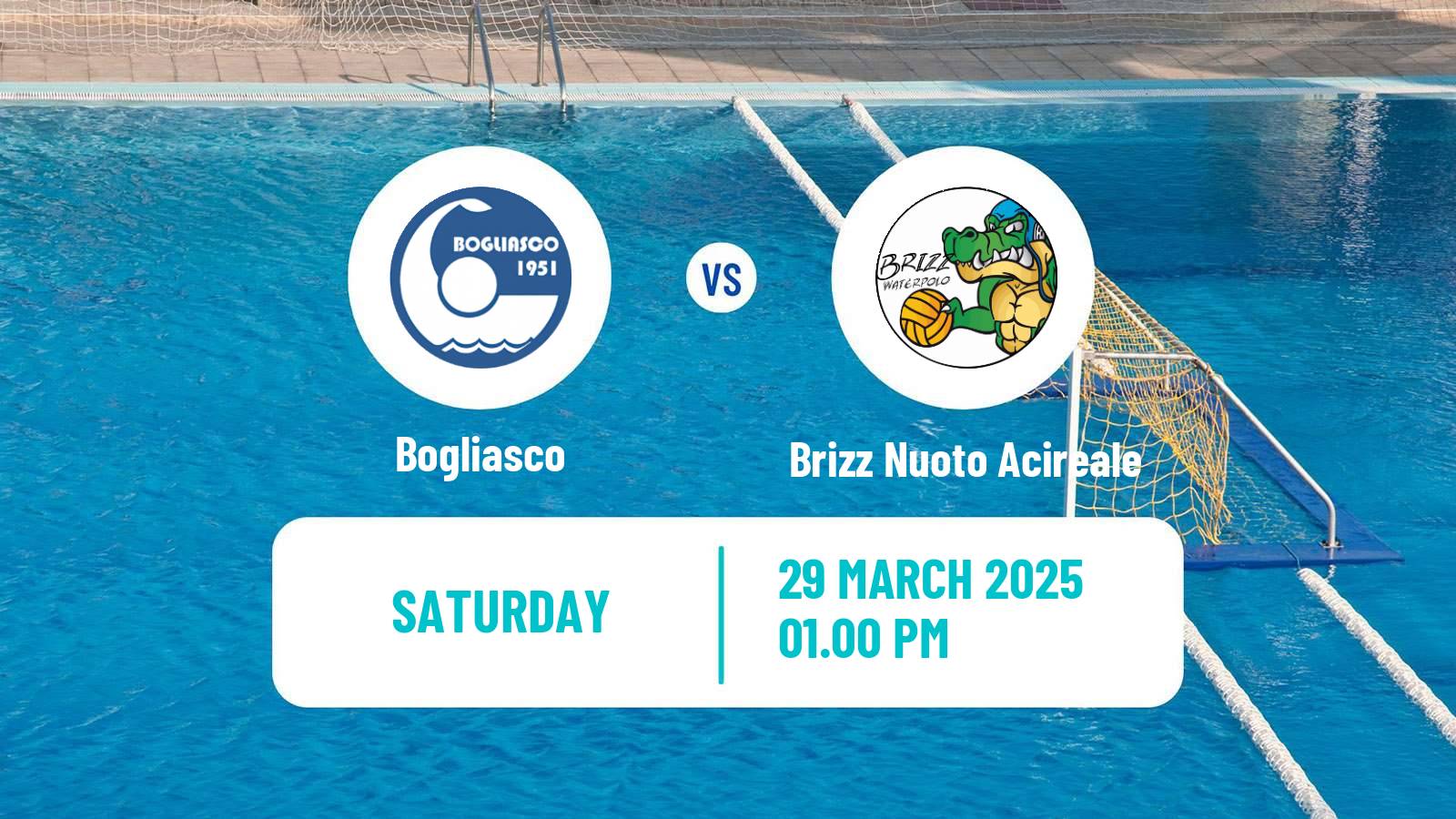Water polo Italian A1 Water Polo Women Bogliasco - Brizz Nuoto Acireale