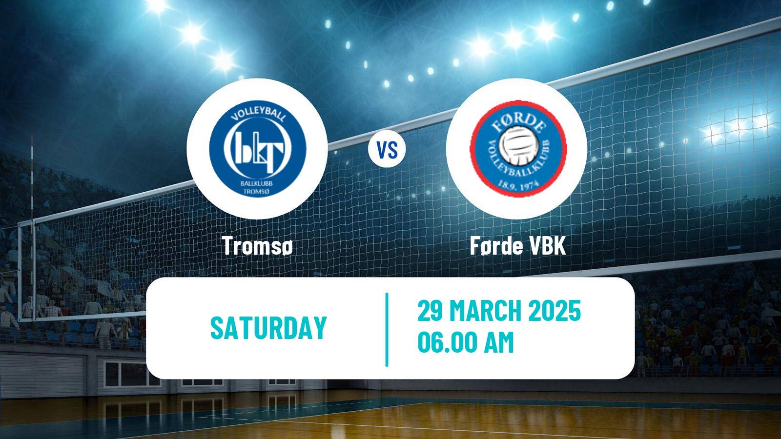 Volleyball Norwegian Eliteserien Volleyball Tromsø - Førde