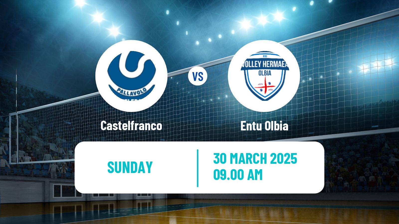 Volleyball Italian Serie A2 Volleyball Women Castelfranco - Olbia