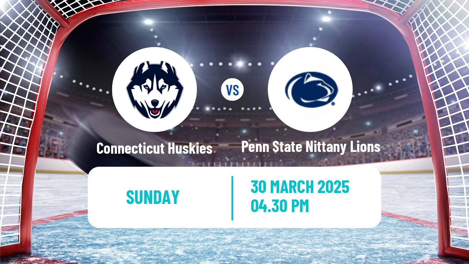 Hockey NCAA Hockey Connecticut Huskies - Penn State Nittany Lions
