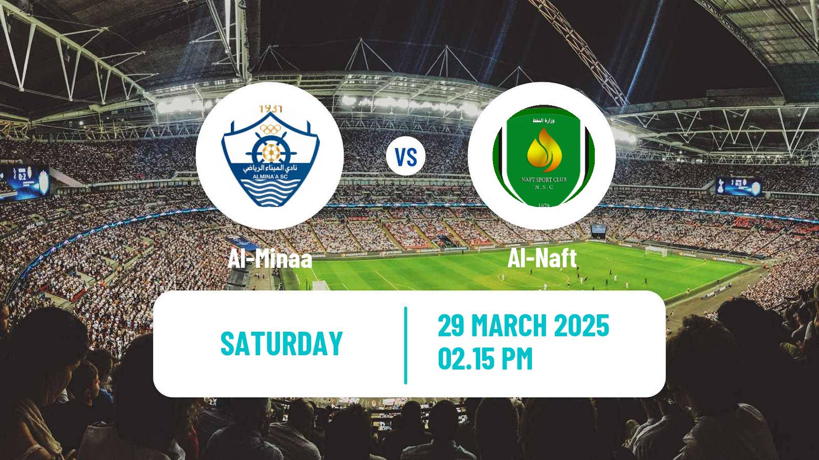 Soccer Iraqi Premier League Al-Minaa - Al-Naft