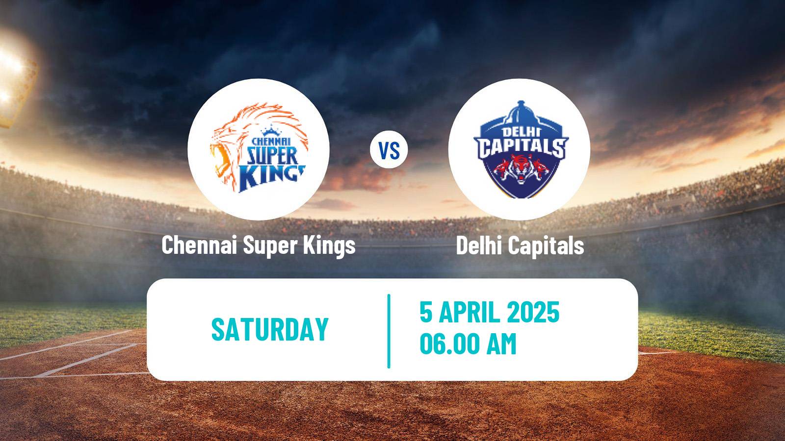 Cricket Indian Premier League Cricket Chennai Super Kings - Delhi Capitals