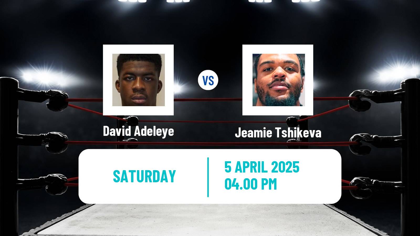 Boxing Heavyweight Others Matches Men David Adeleye - Jeamie Tshikeva