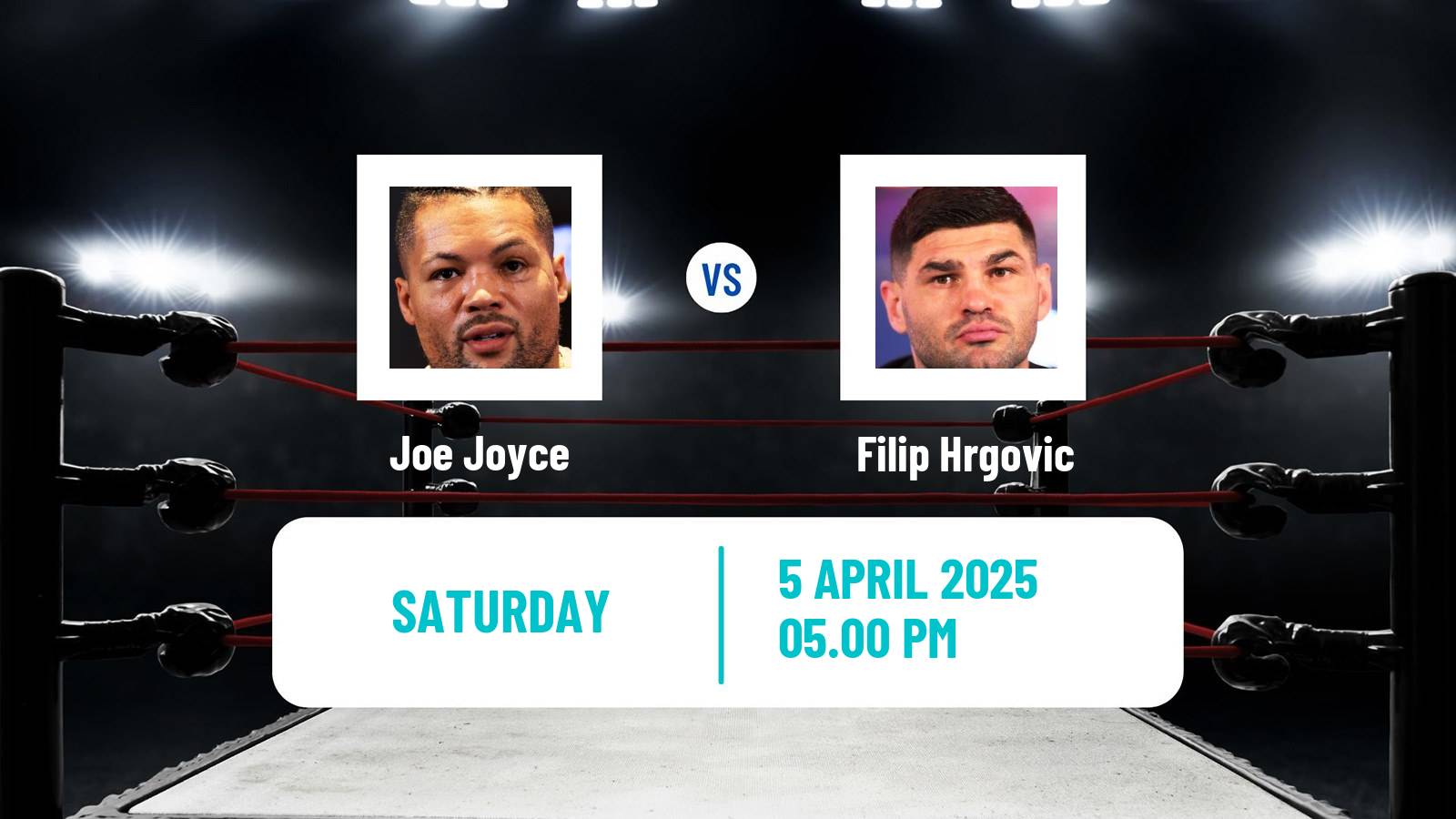 Boxing Heavyweight Others Matches Men Joe Joyce - Filip Hrgovic
