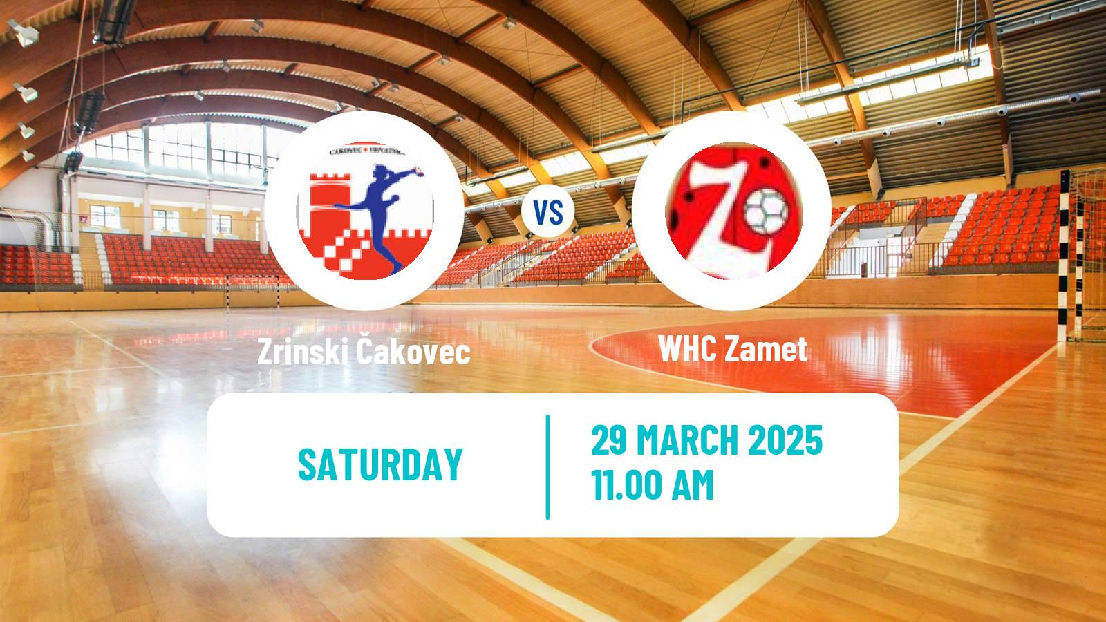Handball Croatian 1 HRL Handball Women Zrinski Čakovec - Zamet