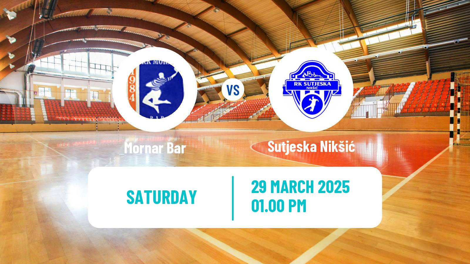 Handball Montenegrin Prva liga Handball Mornar Bar - Sutjeska Nikšić