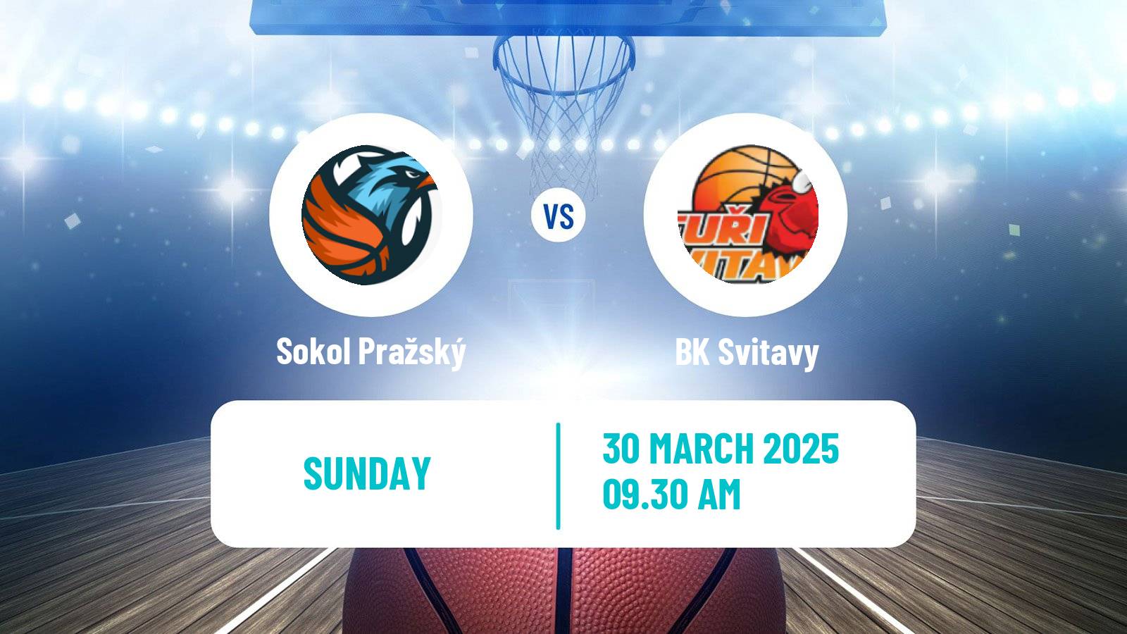Basketball Czech 1 Liga Basketball Sokol Pražský - Svitavy