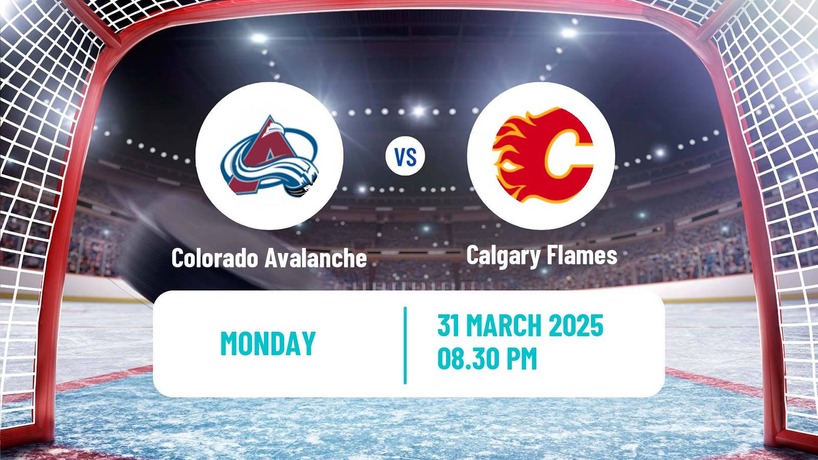 Hockey NHL Colorado Avalanche - Calgary Flames