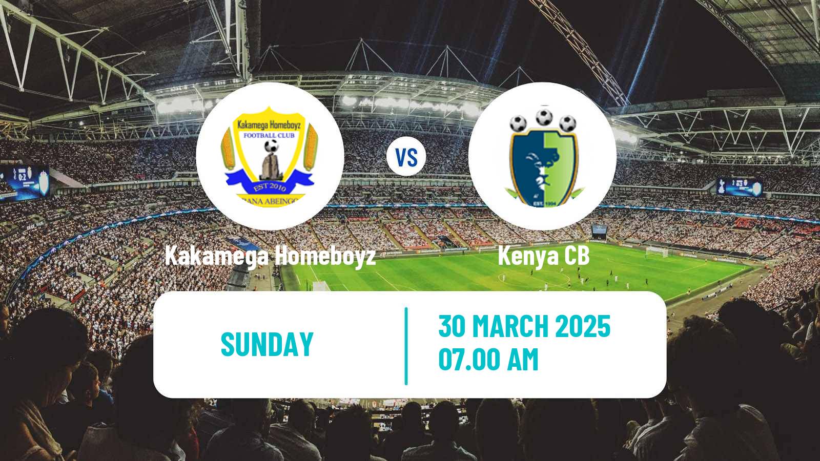 Soccer Kenyan Premier League Kakamega Homeboyz - Kenya CB