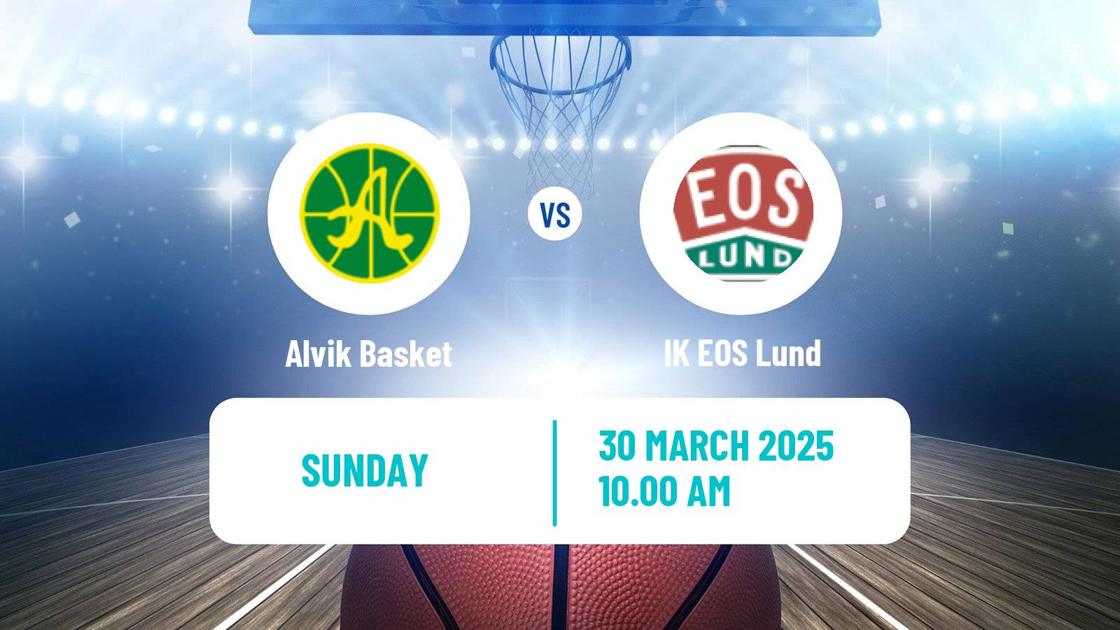 Basketball Swedish Superettan Basketball Alvik - IK EOS Lund