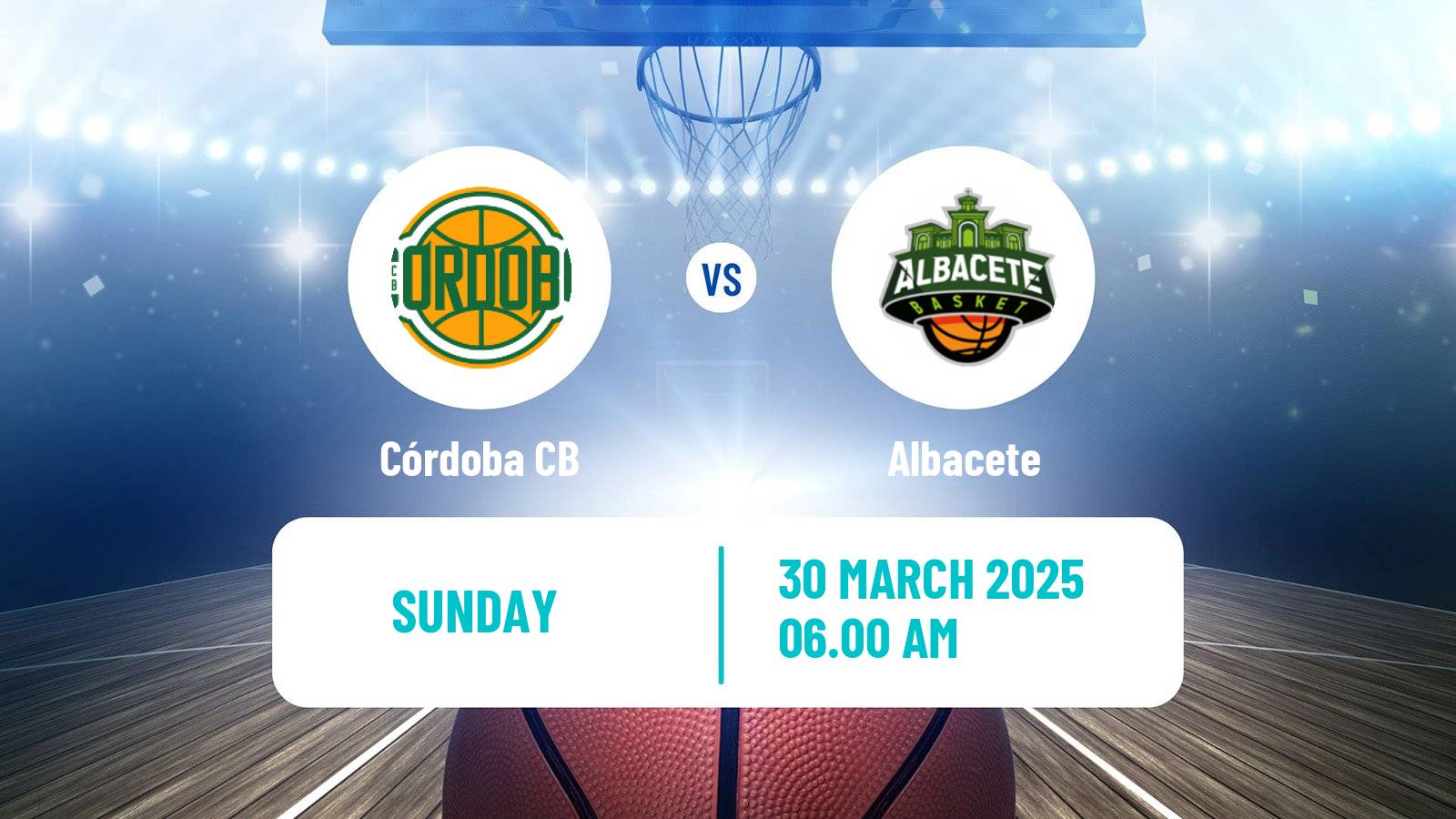 Basketball Spanish LEB Plata Córdoba - Albacete