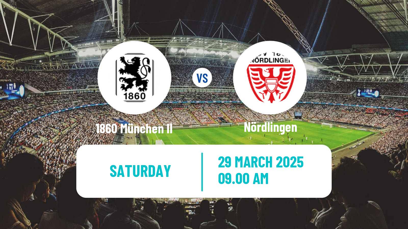 Soccer German Oberliga Bayern Süd 1860 München II - Nördlingen
