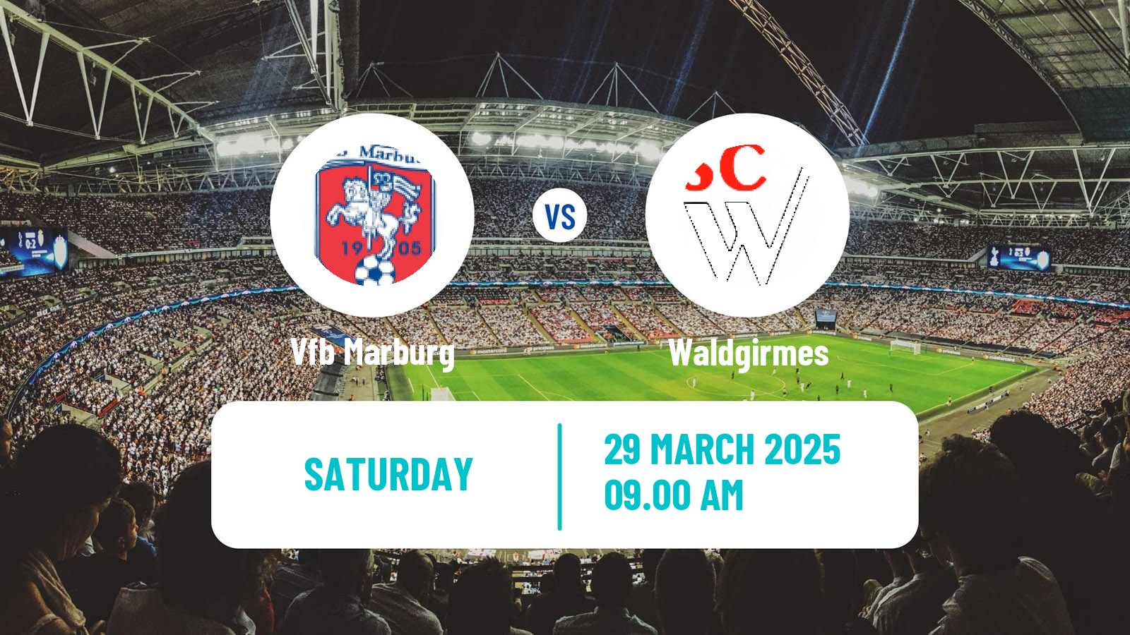 Soccer German Oberliga Hessen Marburg - Waldgirmes