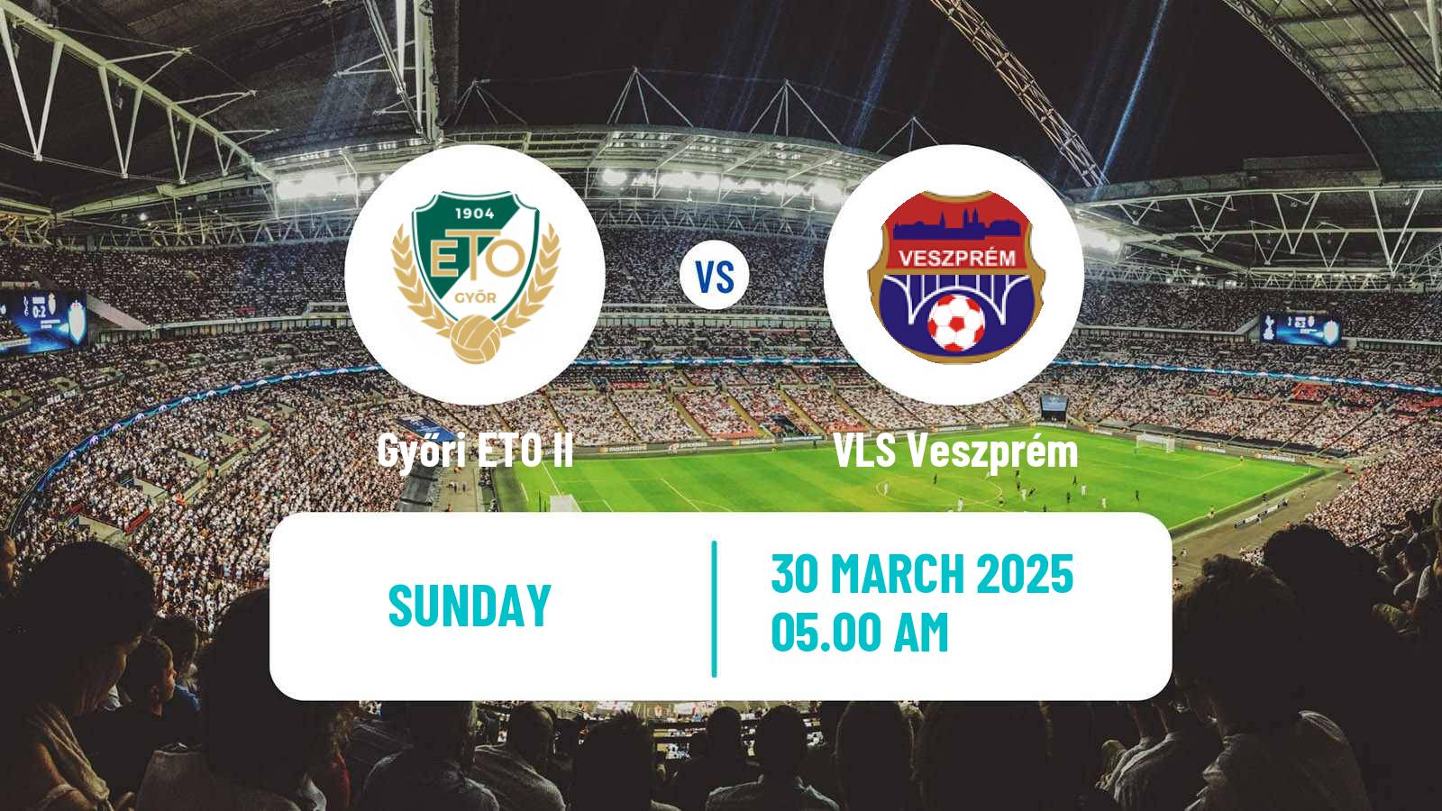 Soccer Hungarian NB III Northwest Győri ETO II - VLS Veszprém