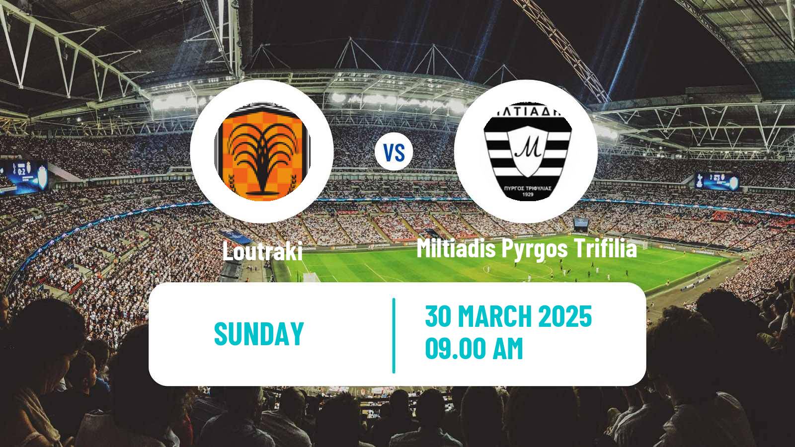 Soccer Greek Gamma Ethniki - Group 3 Loutraki - Miltiadis Pyrgos Trifilia