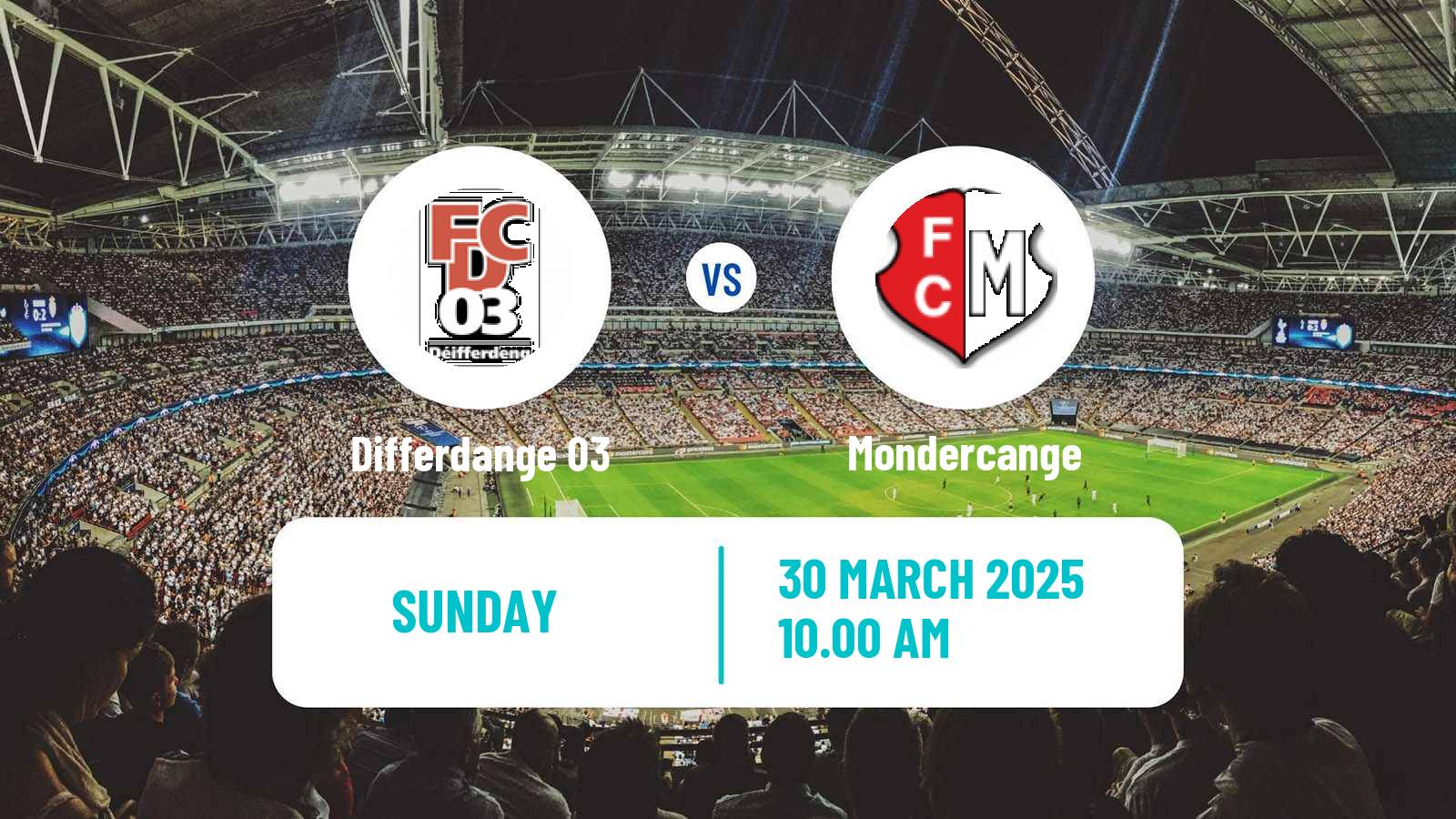 Football Luxembourg National Division Differdange 03 - Mondercange