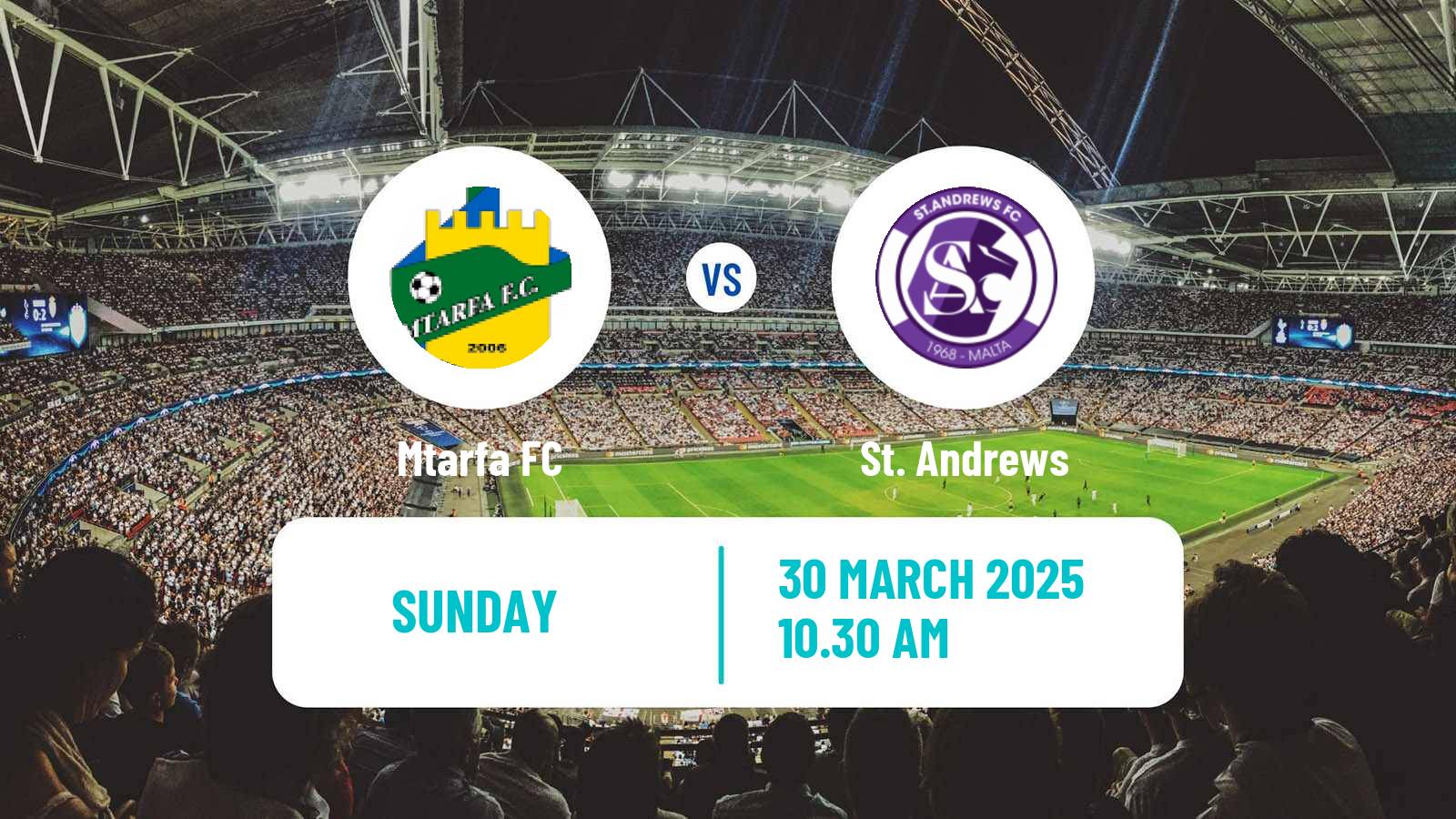 Soccer Maltese Challenge League Mtarfa - St. Andrews
