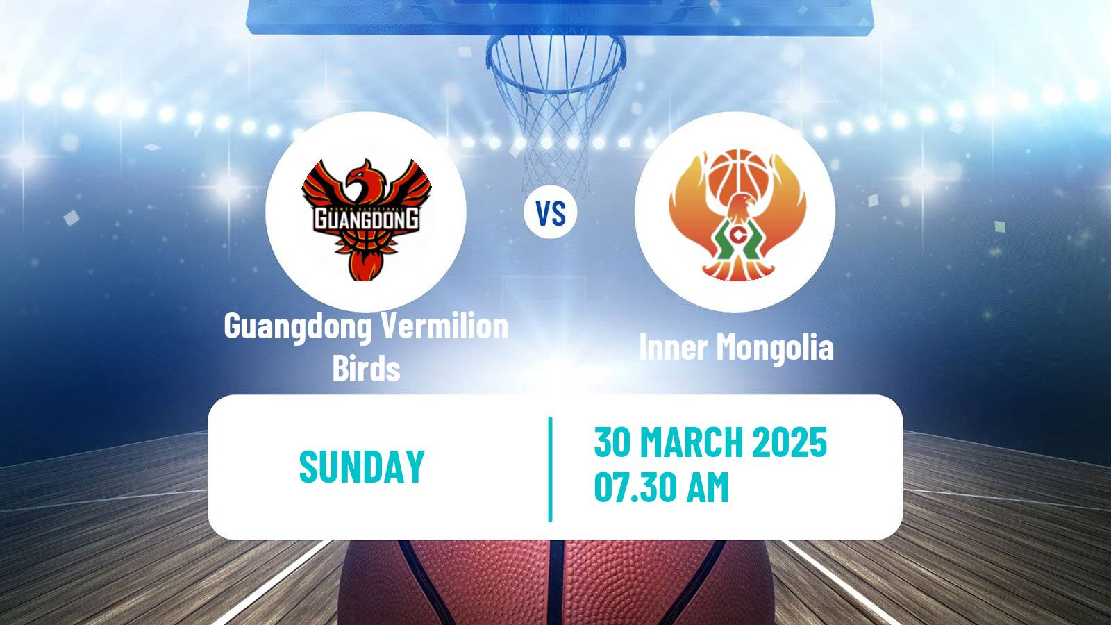 Basketball WCBA Guangdong Vermilion Birds - Inner Mongolia