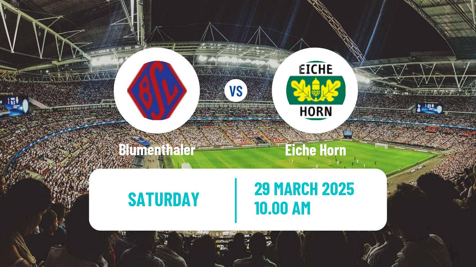 Soccer German Oberliga Bremen Blumenthaler - Eiche Horn