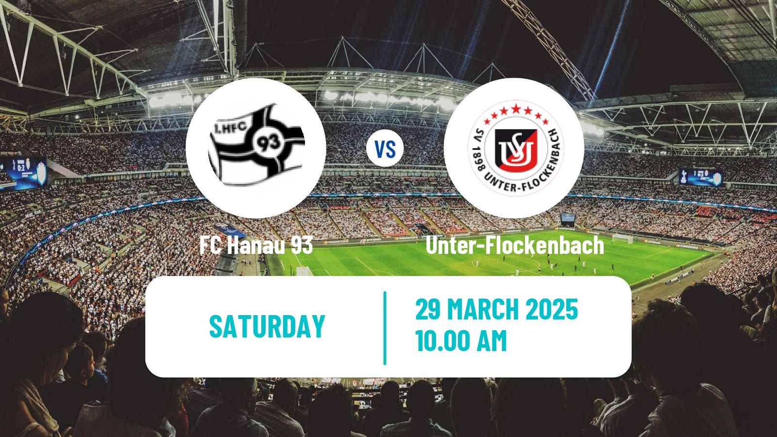 Soccer German Oberliga Hessen Hanau - Unter-Flockenbach