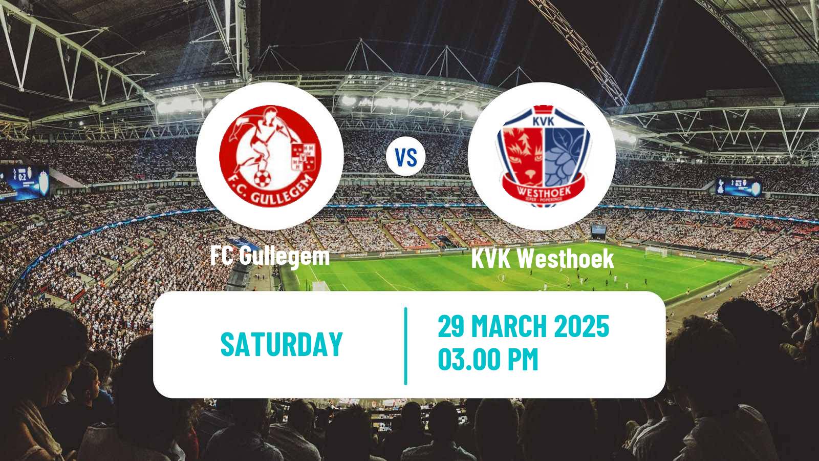 Football Belgian Second Amateur Division Group A Gullegem - Westhoek
