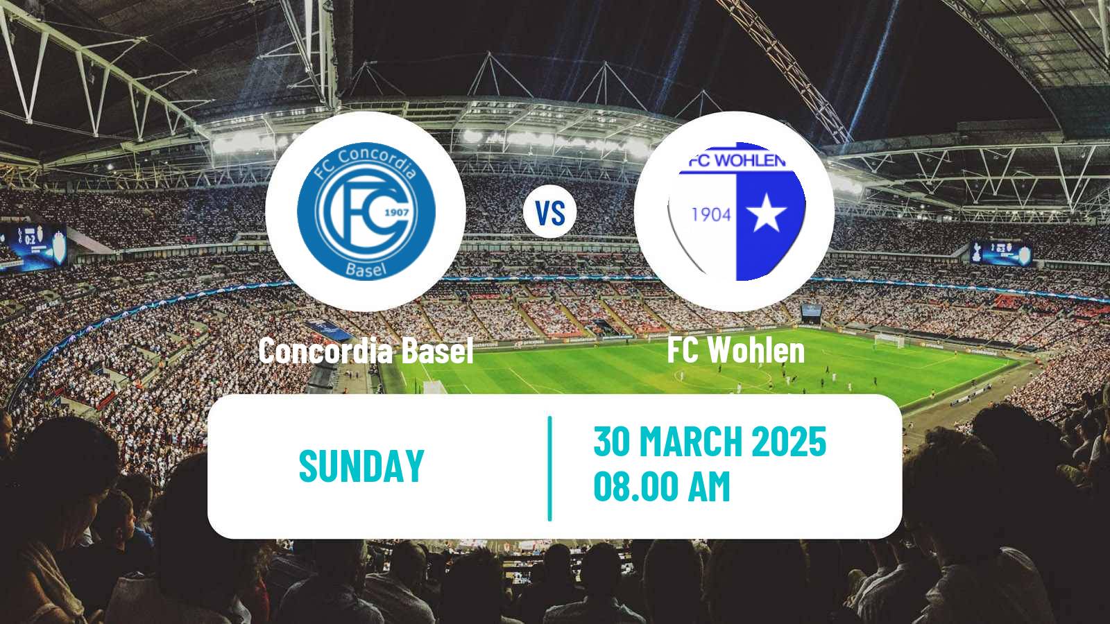 Soccer Swiss 1 Liga Classic Group 2 Concordia Basel - Wohlen