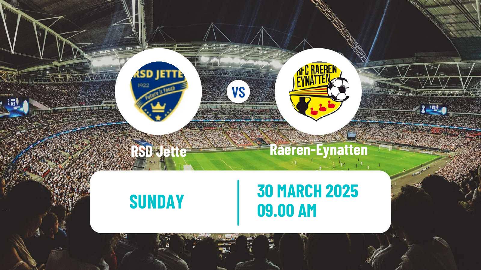 Soccer Belgian Second Amateur Division Group C Jette - Raeren-Eynatten