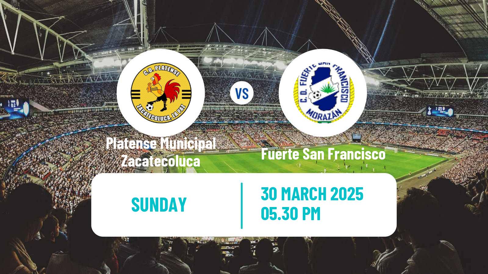 Soccer El Salvador Primera Division Platense Municipal Zacatecoluca - Fuerte San Francisco