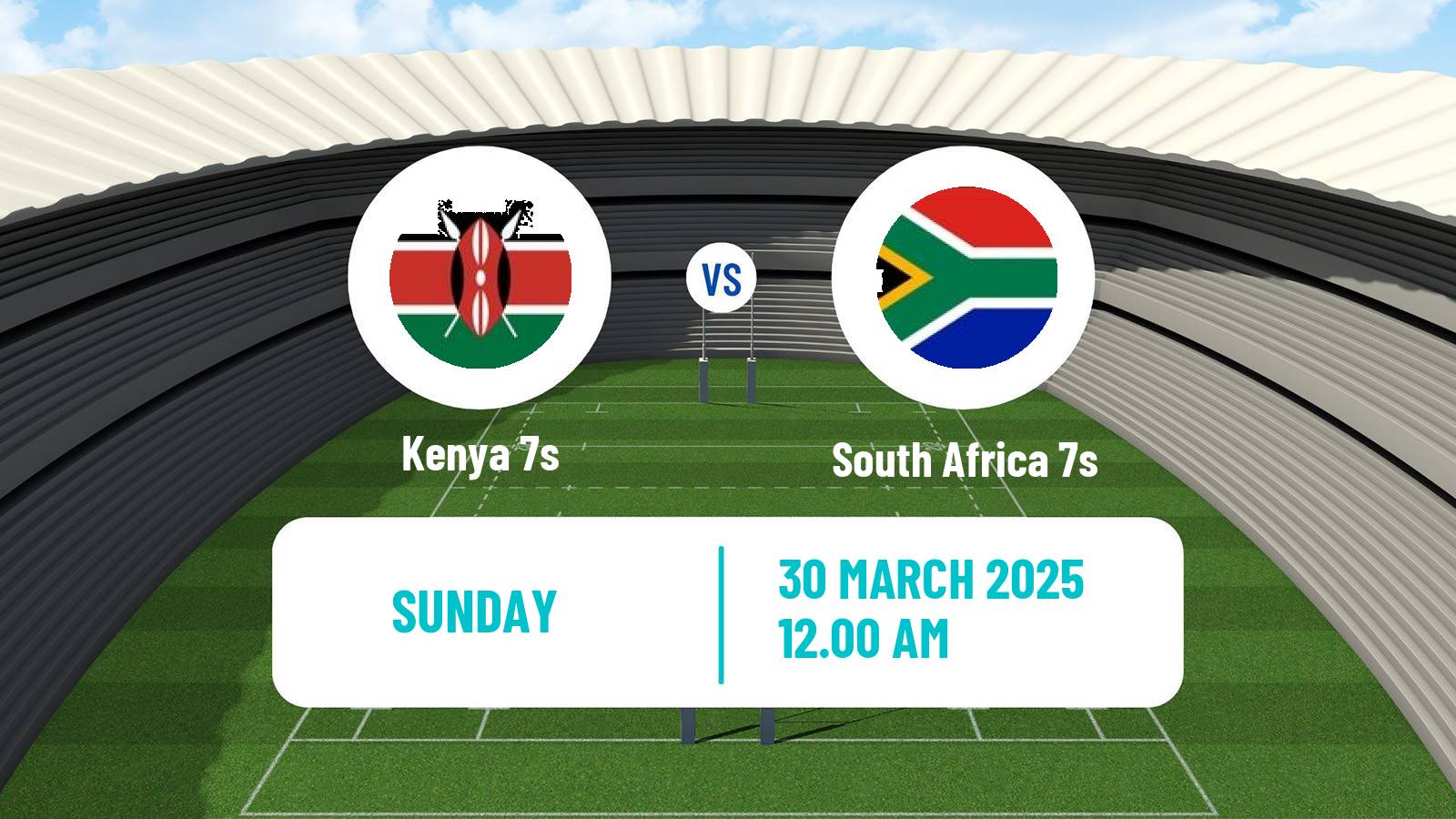 Rugby union Sevens World Series - Hong Kong Kenya 7s - South Africa 7s