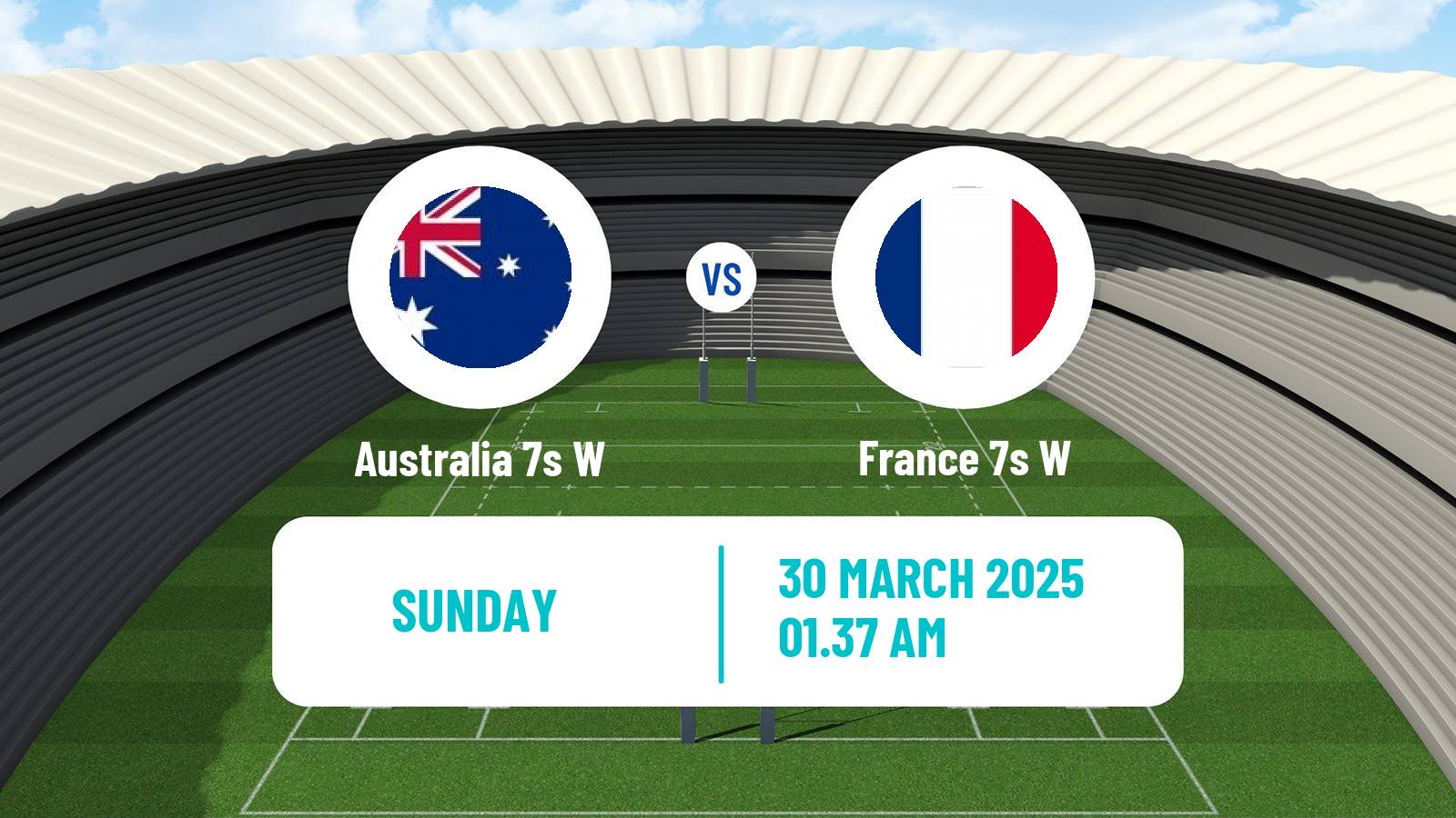 Rugby union Sevens World Series Women - Hong Kong Australia 7s W - France 7s W