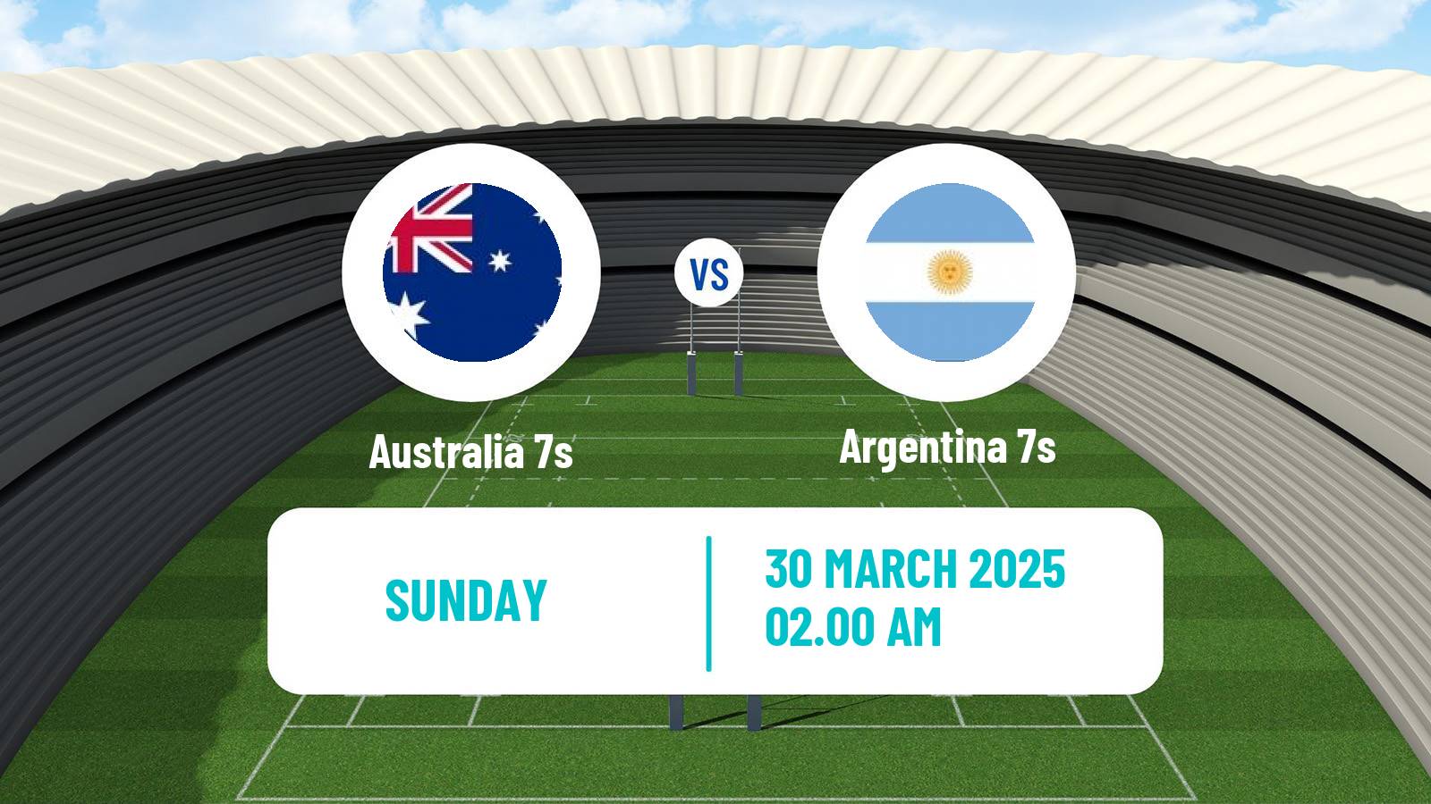 Rugby union Sevens World Series - Hong Kong Australia 7s - Argentina 7s