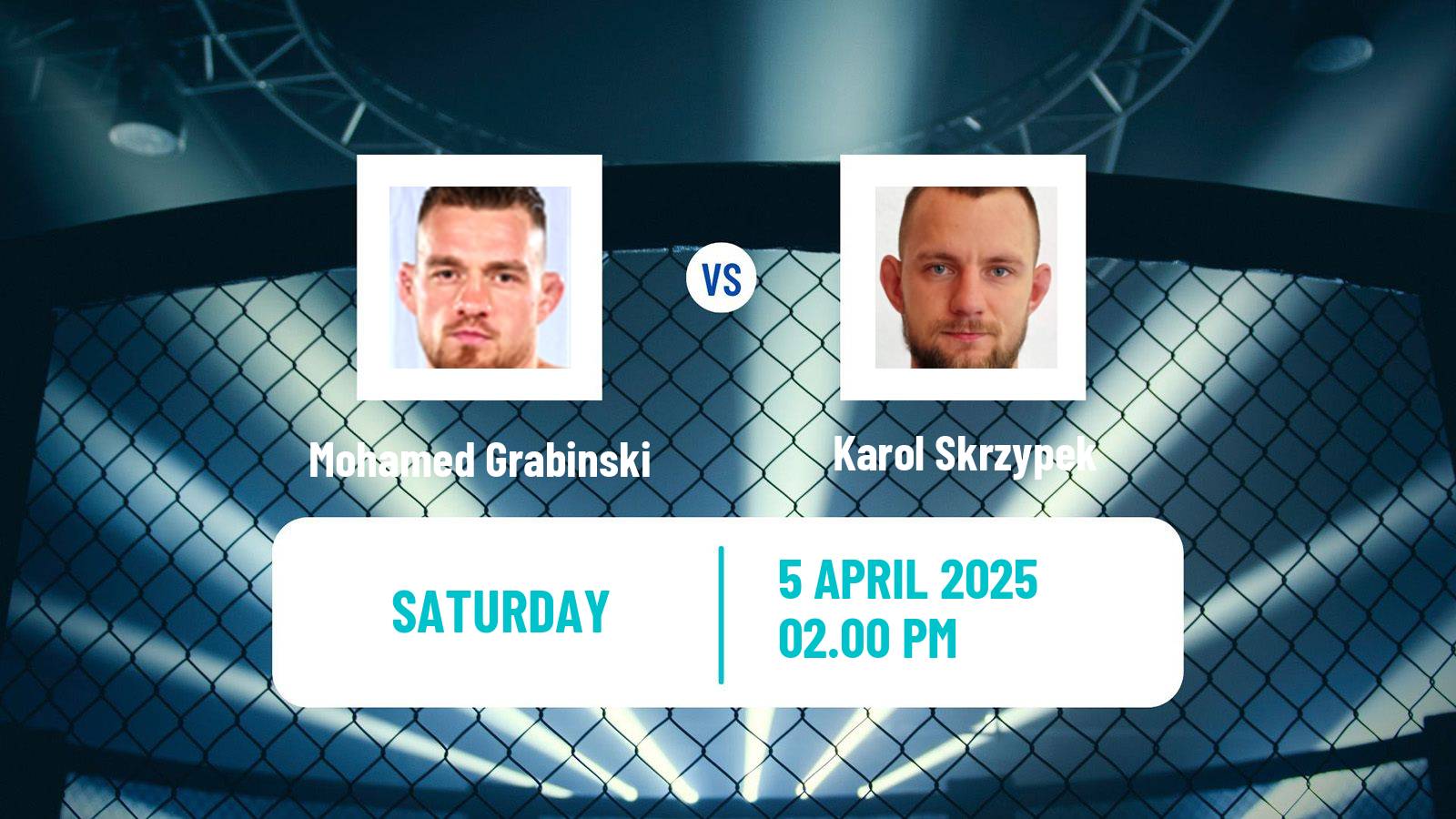 MMA Catchweight Oktagon Men Mohamed Grabinski - Karol Skrzypek
