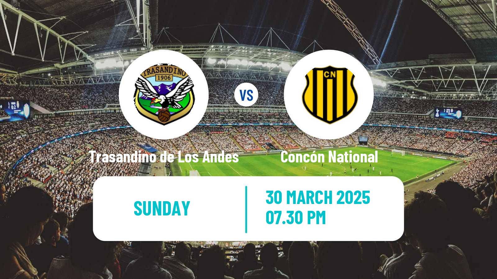 Soccer Chilean Segunda Division Trasandino de Los Andes - Concón National