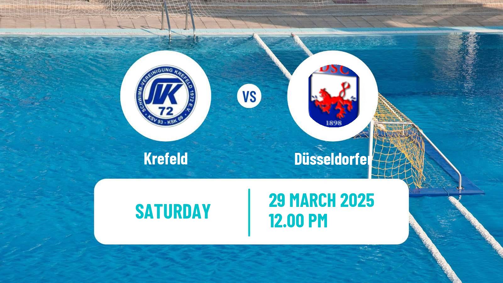 Water polo German Pro B Water Polo Krefeld - Düsseldorfer