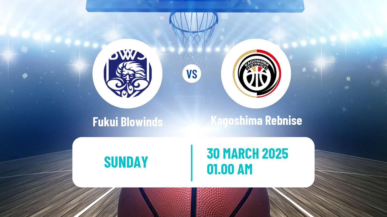Basketball Japan B2 League Basketball Fukui Blowinds - Kagoshima Rebnise