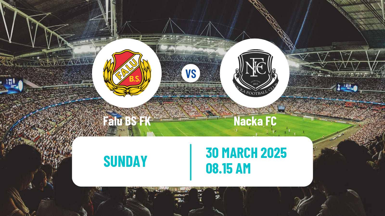 Soccer Swedish Division 2 - Norra Svealand Falu - Nacka FC